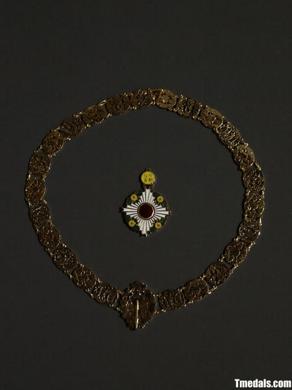 Japan Grand Cordon of the Order of the Chrysanthemum – Full Replica (Copper + Hard Enamel)
