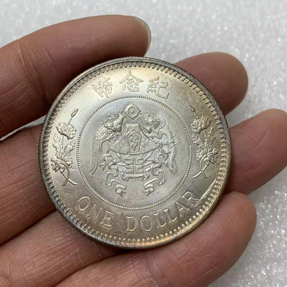 China Republic silver Commemorative Inauguration of Zhang Zuolin coin 1927 medal Replica