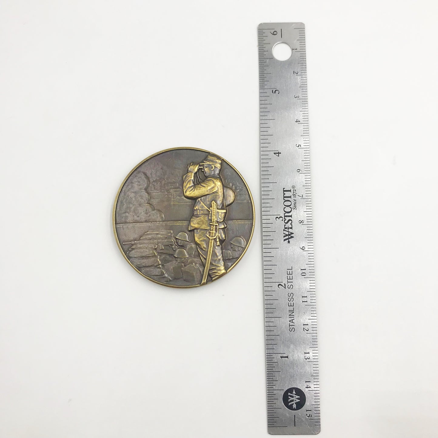 WWII Japanese Japan Bronze China Incident Commemorative Medal #1
