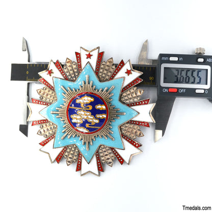 Chinese Republic – Order of Propitious Clouds Breast Star – Full-Size Museum Replica