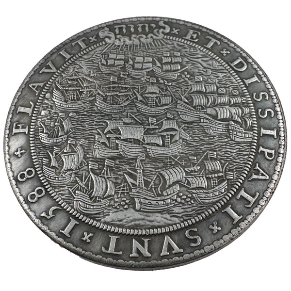 Elizabeth I Defeat of the Spanish Armada Medal 1588 UK Medal Cion Replica Copy