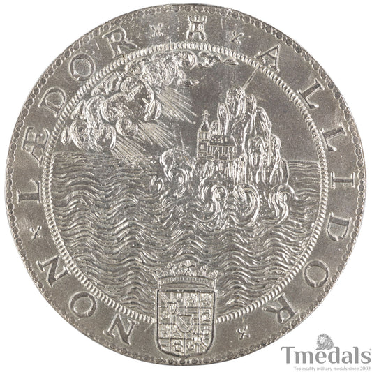UK Elizabeth I Defeat of the Spanish Armada Medal 1588-Pure 925 Sterling Silver Replica