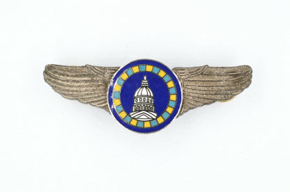WWII WW2 U.S. US AIR FORCE WHITE HOUSE WINGS BADGE PIN MEDAL ENAMEL