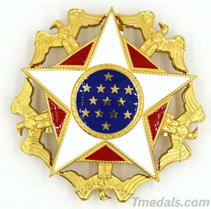 U.S. Presidential Medal of Freedom with Distinction – Breast Star – Full-Size Museum Replica with Case