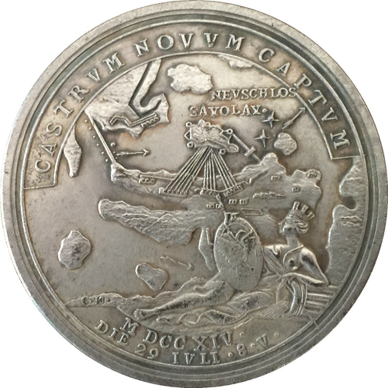 Russia Empire Medal – Capture of Nyschlot, 1714 – Replica B7