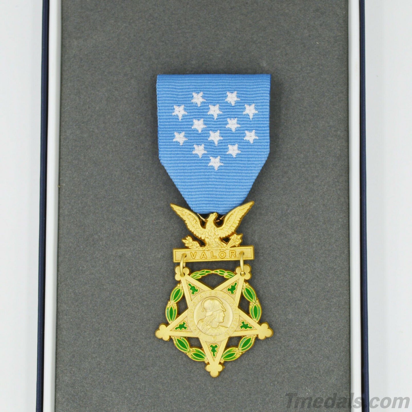 U.S. Medal of Honor Army WWI 1914–1918 – Full-Size Brass Museum Replica with Case