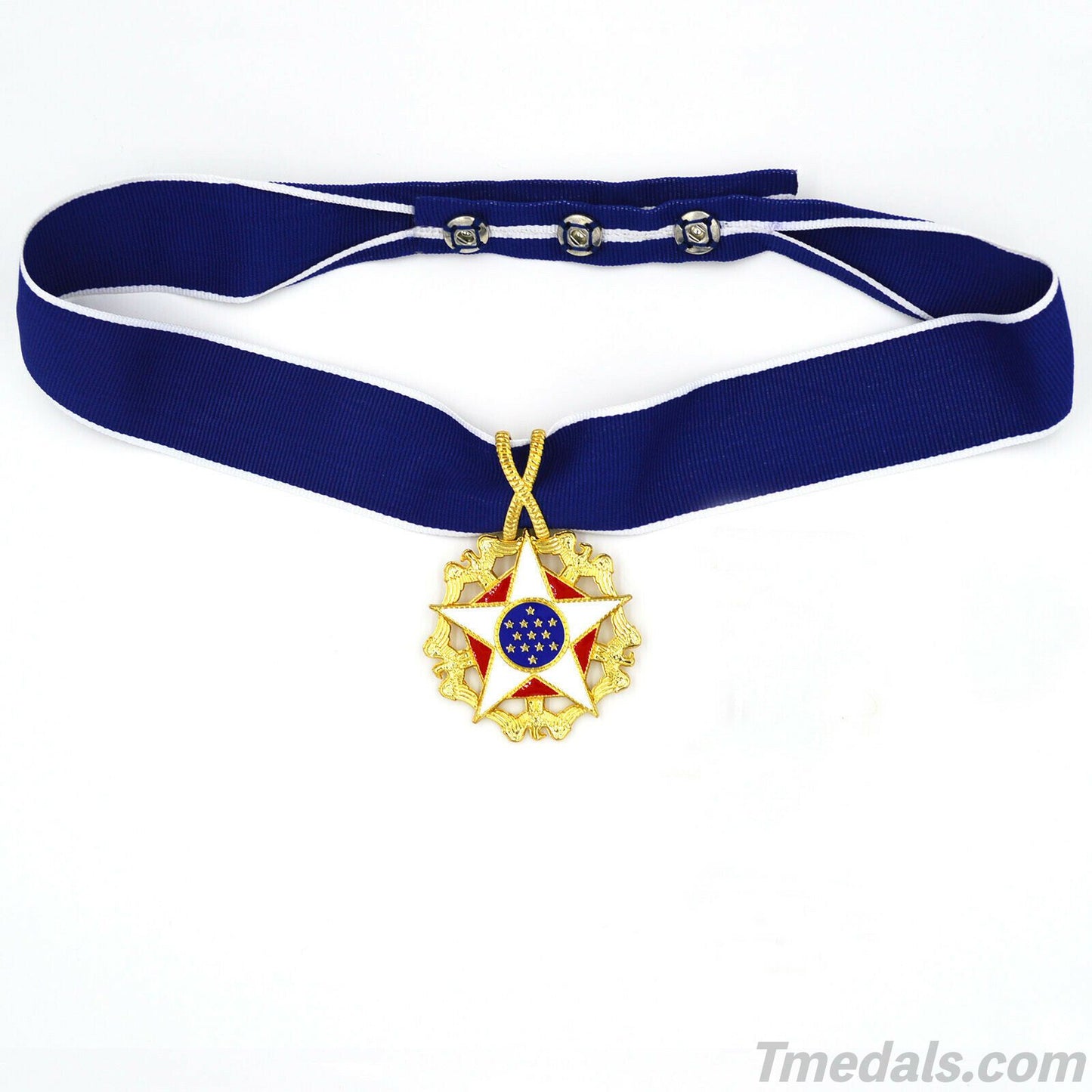 Cased US Order Badge Presidential Medal of Freedom, Medallion with Neck Ribbon