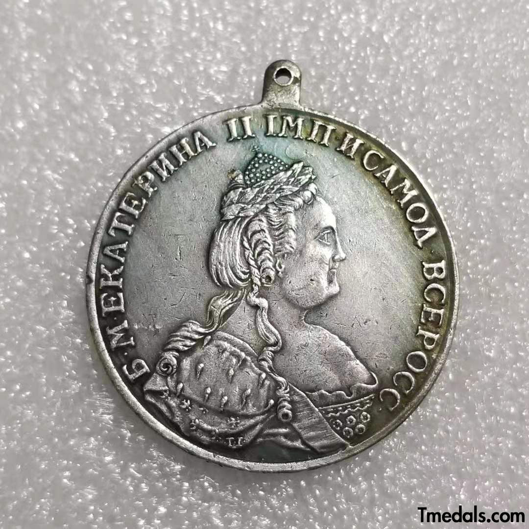 Russia Medal Order – Capture of Kinburn, October 1, 1787 – Catherine II – Replica A25