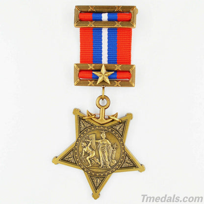 U.S. Medal of Honor Navy 1896–1904 Type III – Full-Size Museum Replica with Case