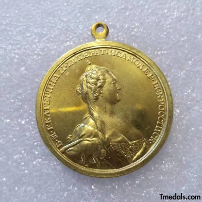 Imperial Russian Medal – Order Badge 1788, Catherine II – Replica A1