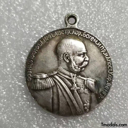 Imperial Russia Russian Medal Order Badge 50 years of patronage of Franz Joseph 1848-1898, A106