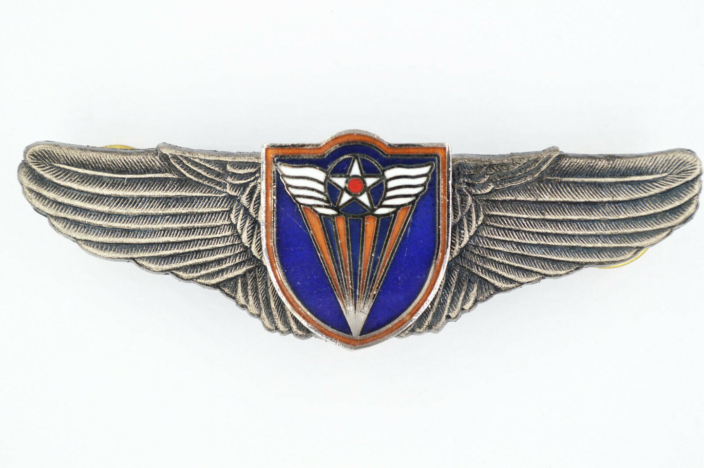 US WWII WW12 4th AIR FORCE WINGS BADGE PIN Medal