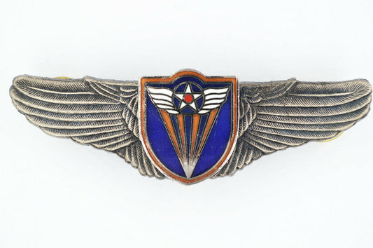 US WWII WW12 4th AIR FORCE WINGS BADGE PIN Medal
