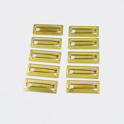 1x Medal Ribbon Mounting Bar – 1-Space Brooch Pin – Fits 32–34 mm Full-Size Ribbon – Brass