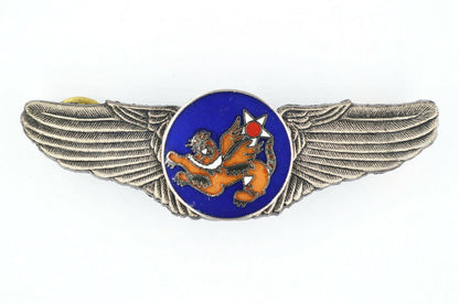 U.S. USA WW12 14TH AIR FORCE WINGS BADGE PIN FLYING TIGERS ENAMEL BADGE Replica