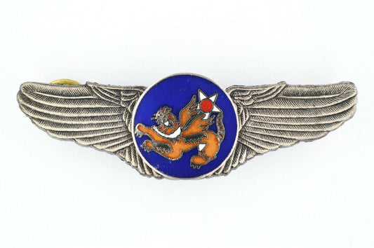 U.S. USA WW12 14TH AIR FORCE WINGS BADGE PIN FLYING TIGERS ENAMEL BADGE Replica