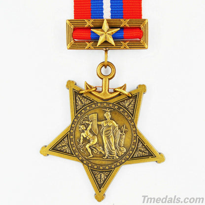 U.S. Medal of Honor Navy 1896–1904 Type III – Full-Size Museum Replica with Case