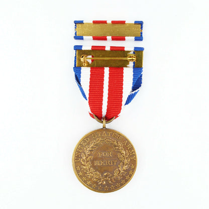 U.S. Army Certificate of Merit Medal 1905–1918 – Full-Size Museum Replica with Ribbon Bar & Case