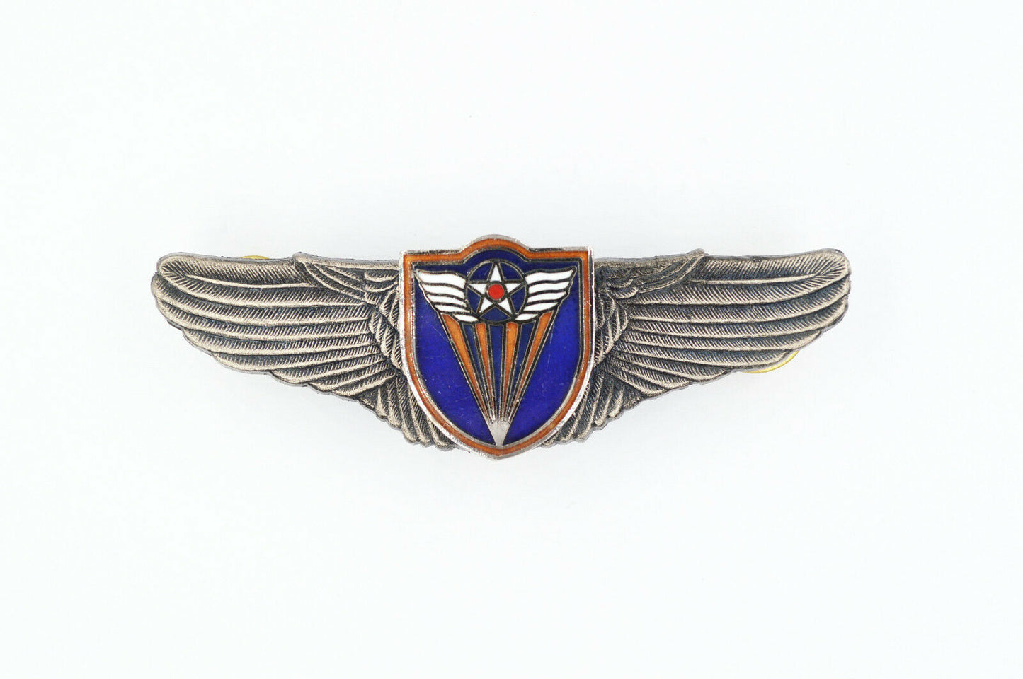 US WWII WW12 4th AIR FORCE WINGS BADGE PIN Medal