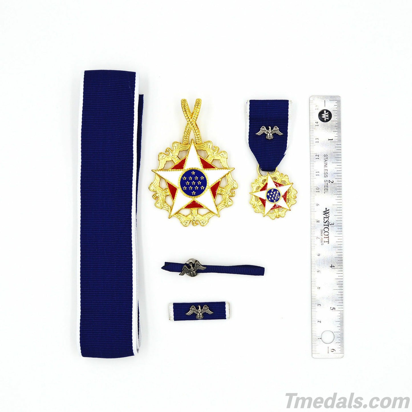 Cased USA U.S. Order Badge,Presidential Medal of Freedom,1963-Present WW12 Replica Repro