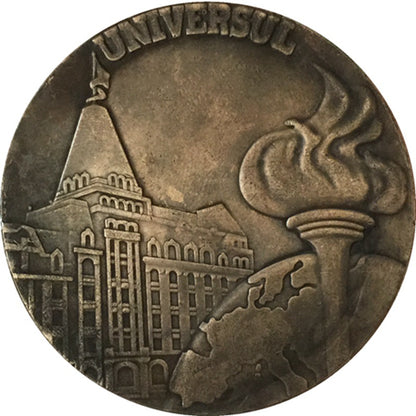 Romania – King Carol II Medal 1884–1933 Universul Newspaper 50th Anniversary B21 Replica