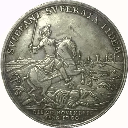 Russia Empire Medal – Battle of Narva, November 19–20, 1700 – Replica B10