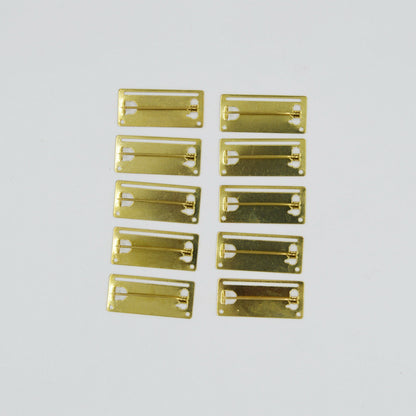 1x Medal Ribbon Mounting Bar – 1-Space Brooch Pin – Fits 32–34 mm Full-Size Ribbon – Brass