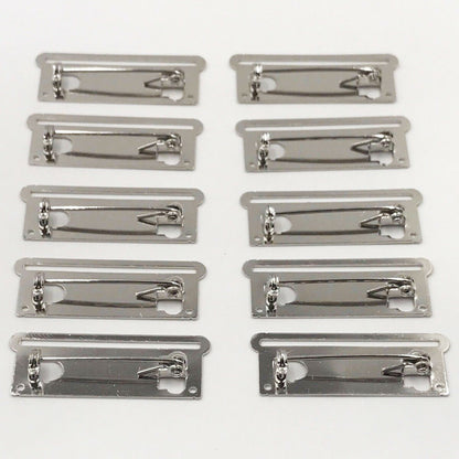 10 X Medal Ribbon Mounting Bars Brooch Pin Fixing 1 Space, for 35-37mm Ribbon