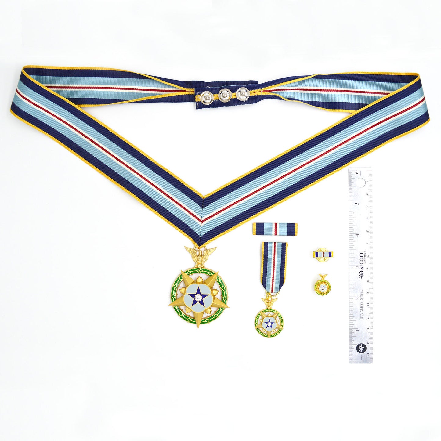 Cased U.S. USA NASA Space MOH Space Medal of Honor Neckribbon Version ww12 Badge Order