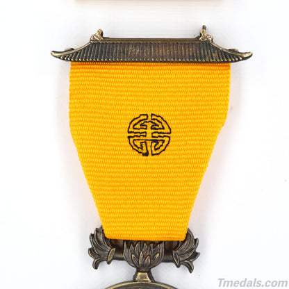 United States Military Order of the Dragon Medal & Ribbon Bar – Boxer Rebellion 1900 Museum Replica (Bronze)