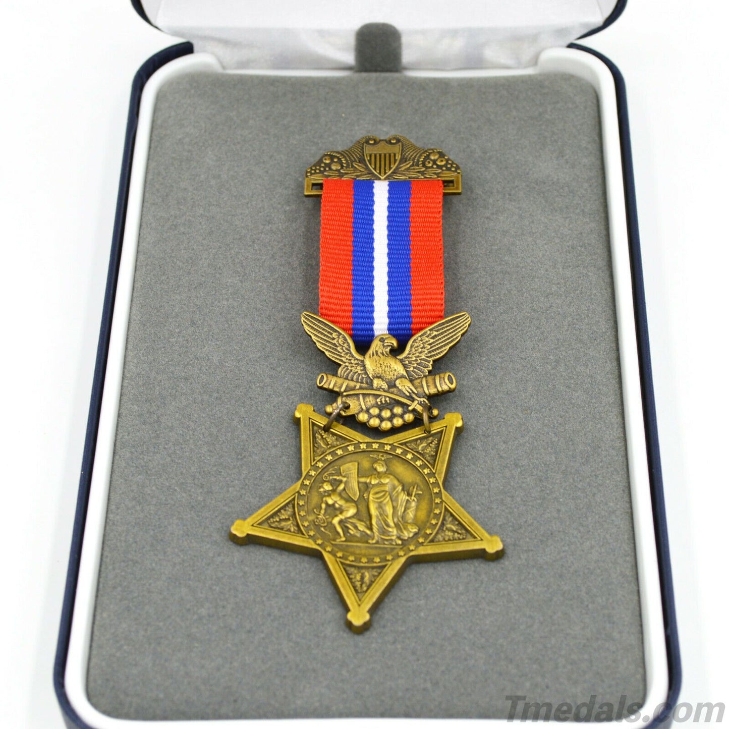 Cased U.S. Medal of Honor – Civil War Army 1896–1903 – Full-Size Museum Replica