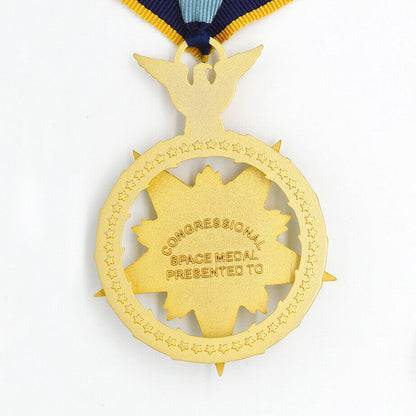 Cased U.S. USA Space MOH Space Medal of Honor MOH Neckribbon Version ww12 Badge Order