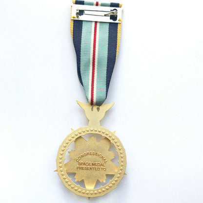Cased U.S. USA Space MOH Space Medal of Honor Short Ribbon Version ww12 Badge Order