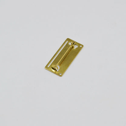 1x Medal Ribbon Mounting Bar – 1-Space Brooch Pin – Fits 32–34 mm Full-Size Ribbon – Brass