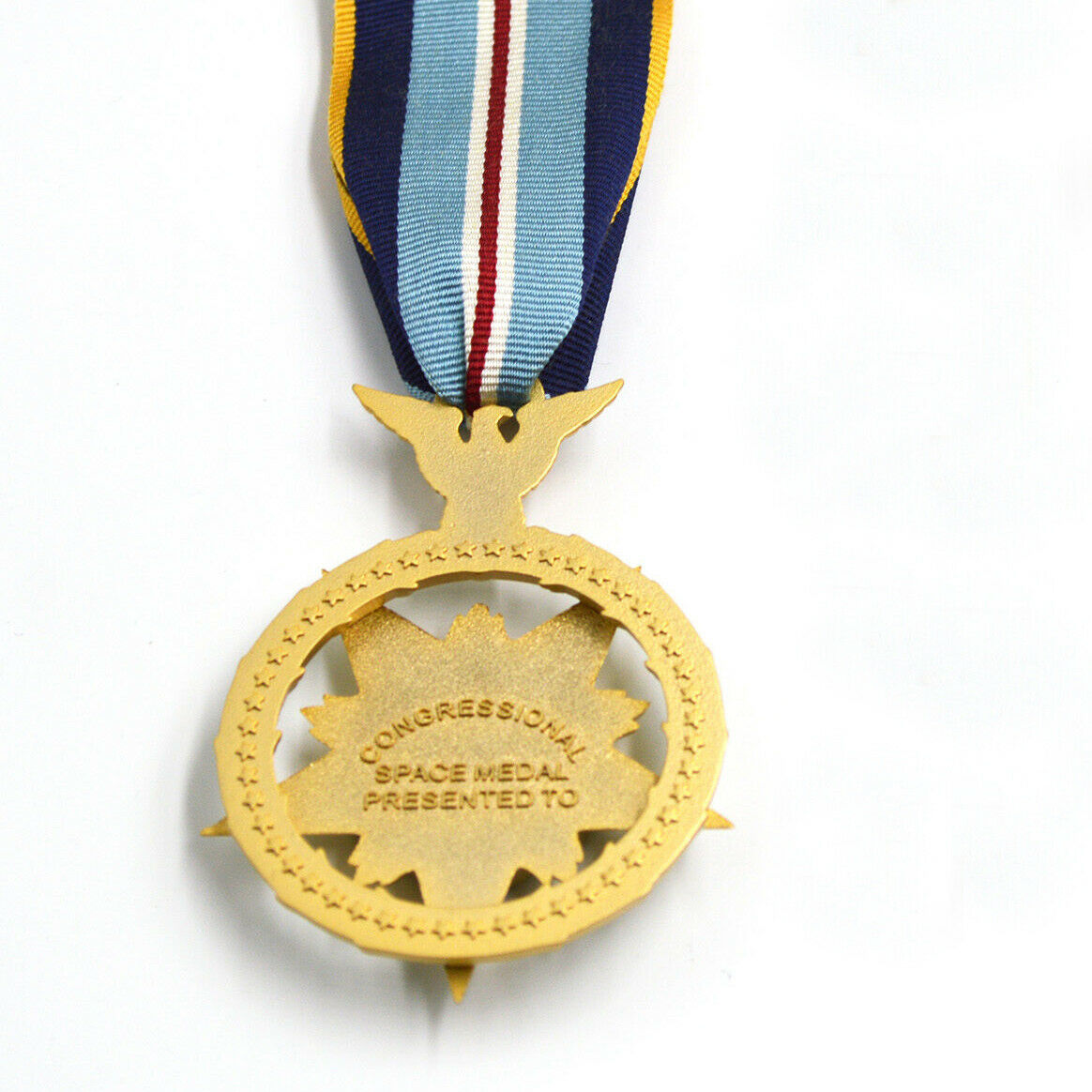 Cased U.S. USA Space MOH Space Medal of Honor Short Ribbon Version ww12 Badge Order