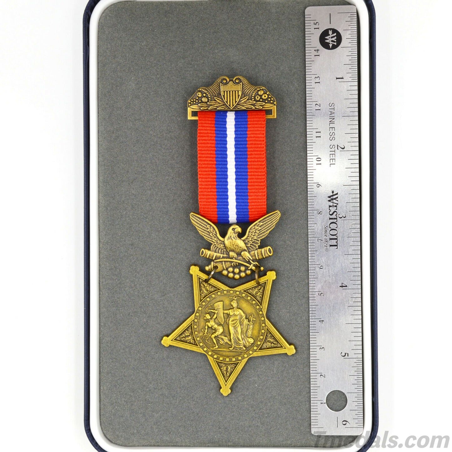 Cased U.S. Medal of Honor – Civil War Army 1896–1903 – Full-Size Museum Replica