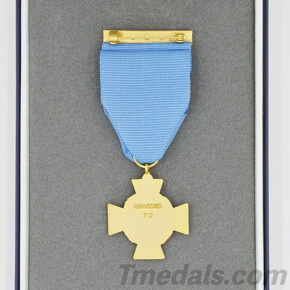 Cased U.S. Medal of Honor – Tiffany Cross 1919–1942 Navy – Museum Replica