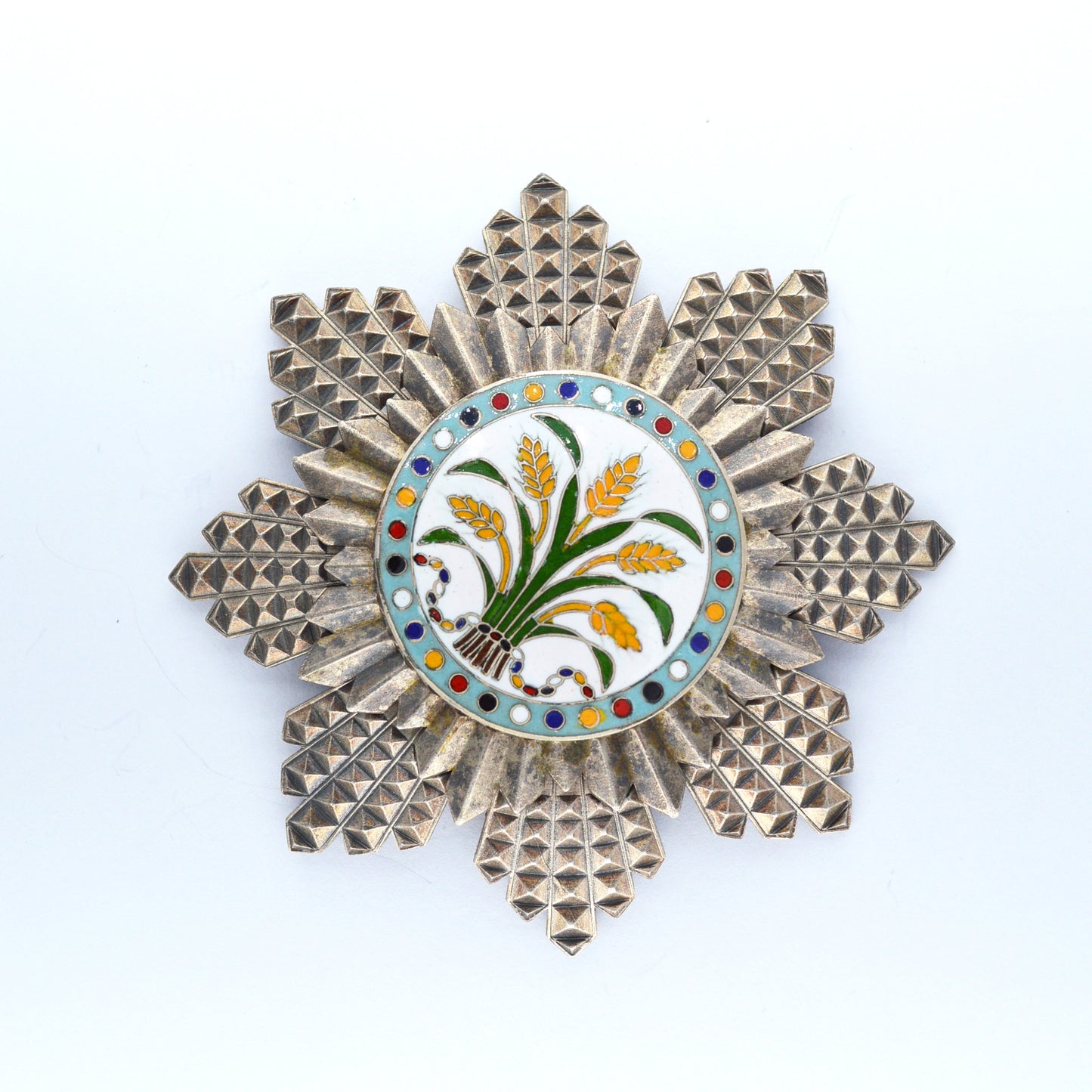 China Republic, the Order Of The Golden Grain, second Class, Breast star, Replica