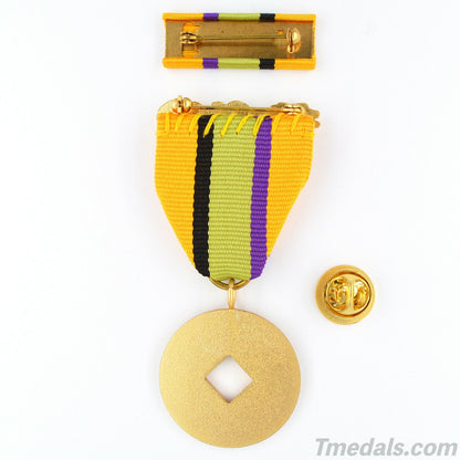 U.S. imperial Order of the Dragon Medal China Chinese 1900 C.R.E US USA