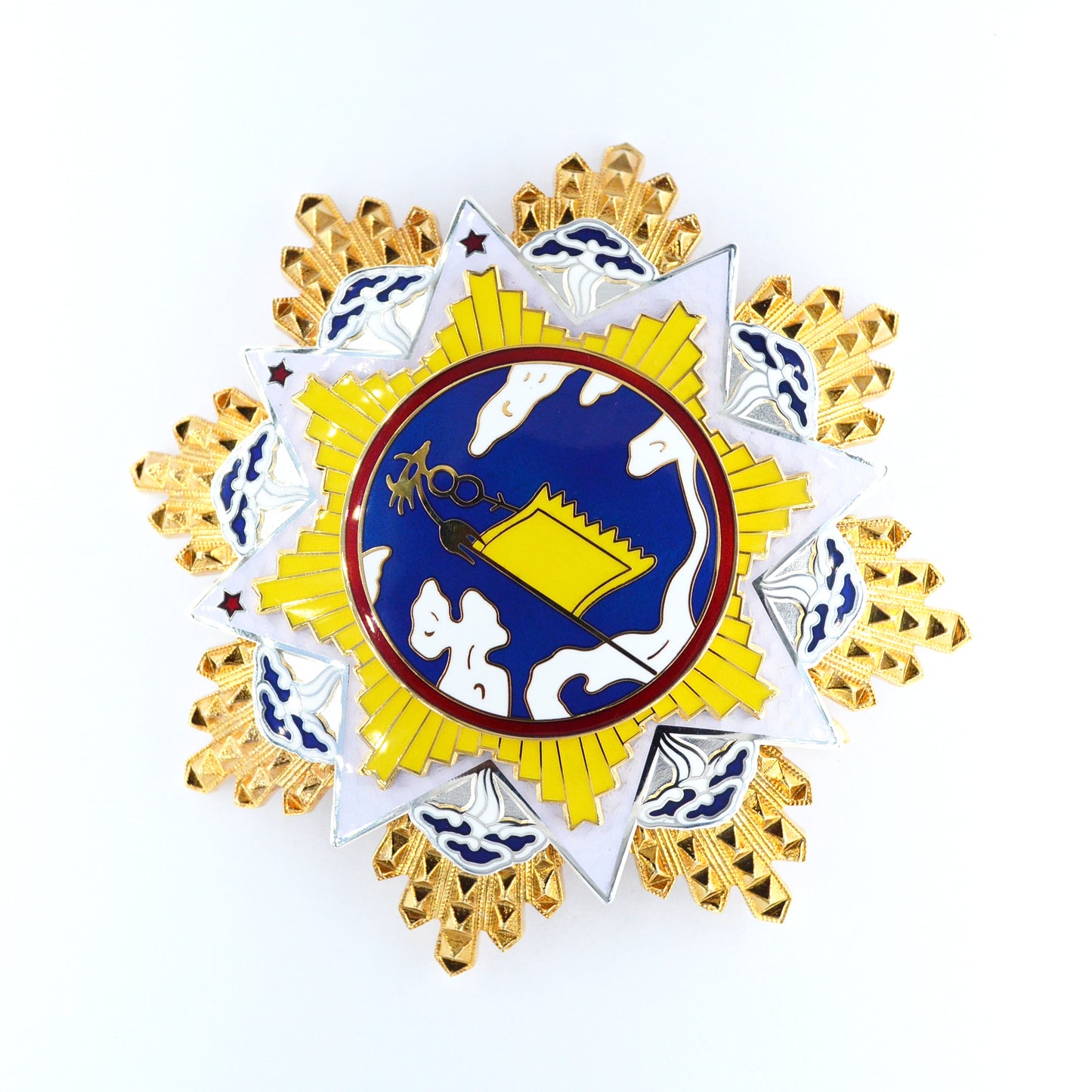 Chinese CHINA REPUBLIC Order of the Cloud and Banner first class Replica Rare No. 130