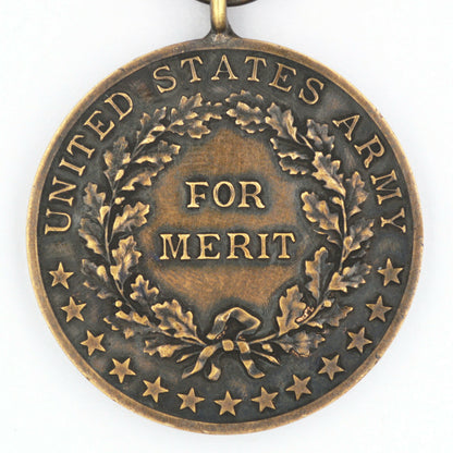 U.S. Army Certificate of Merit Medal 1905–1918 – Full-Size Museum Replica with Ribbon Bar & Case