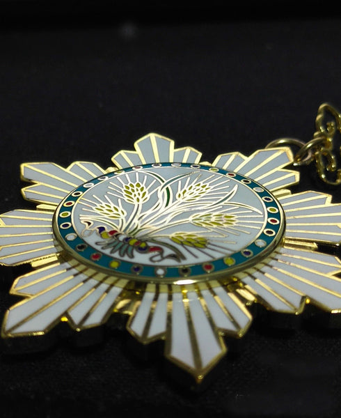 Chinese Order Badge CHINA REPUBLIC Order of the Golden Grain 3rd third Grade 嘉禾勛章 museum replica