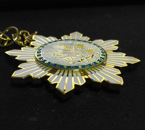 Chinese Order Badge CHINA REPUBLIC Order of the Golden Grain 3rd third Grade 嘉禾勛章 museum replica