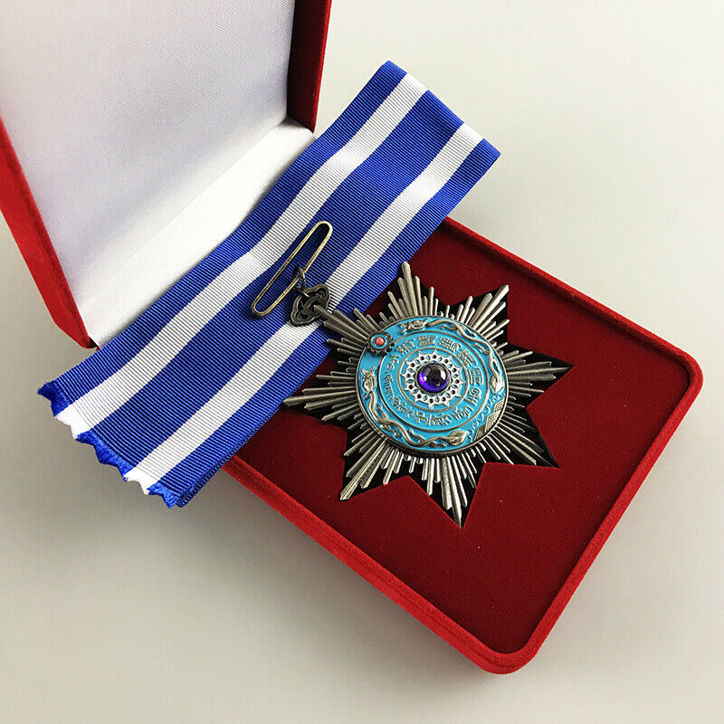 China Medal Badge Chinese Qing Dynasty Order of the Double Dragon Replica